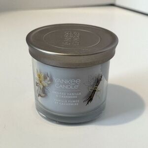 Yankee Candle Smoked Vanilla & Cashmere Small Jar Candle New + Unused